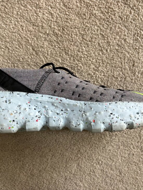 Nike Space Hippie 04 Men\'s Running Shoes Size 9.5 Gray Volt CZ6398-001 main image 10